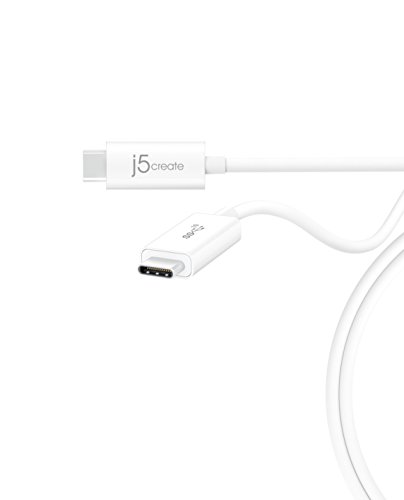 J5 Create JUCX01 USB-Kabel 0,7 m USB C weiß – USB-Kabel (0,7 m, USB C, USB C, 3.1 (3.1 Gen 2), Stecker/Stecker, weiß)