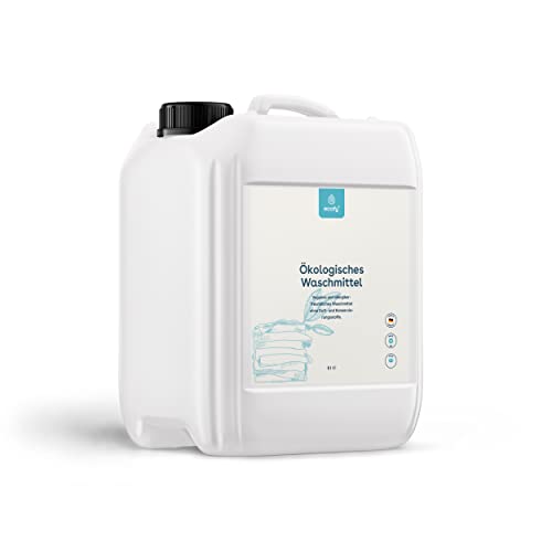 eco:fy Waschmittel flüssig sensitiv ohne Duftstoffe und Konservierungsstoffe Allergiker geeignet Vegan Feinwaschmittel (5 Liter)