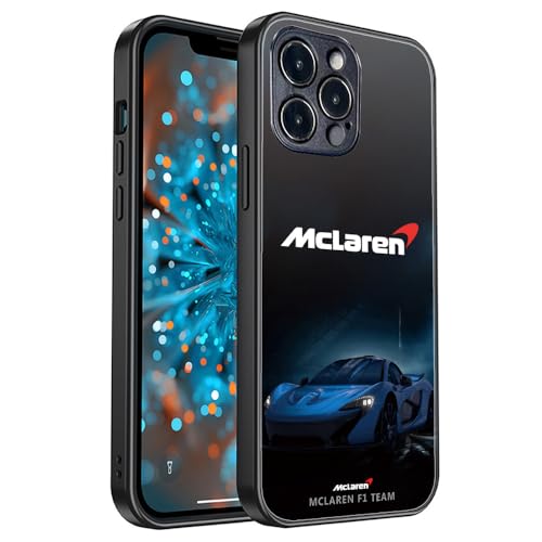 NDMUS Rundumschutz Handyhülle, für McLaren Stilvolles Auto-Emblem-Erscheinungsbild Dünn Full Body Protection Stoßfest, für,iPhone 13 case