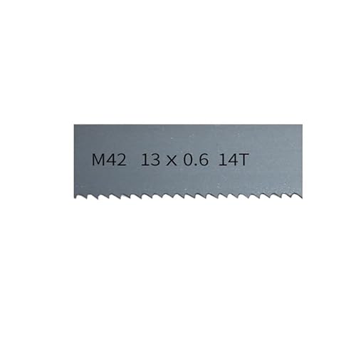 1 Stück M42 Bimetall-Bandsägeblätter, verschiedene Teilungen, 1085–1840 mm x 13 mm x 0,6 mm, for Schneiden von Metall und Hartholz (Color : 14Tpi, Size : Length 1575mm)
