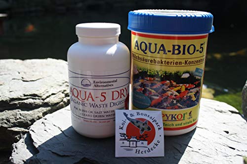 Happy Koi Set Aqua Bio 5 und Aqua 5 Dry Mini Dosen