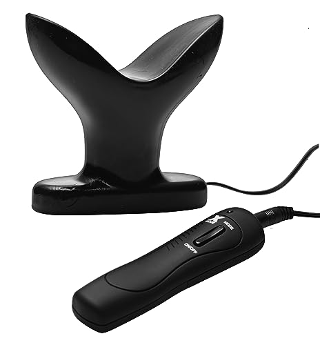 Master Series Black 10-Mode Vibrating Anal Anchor Security Plug