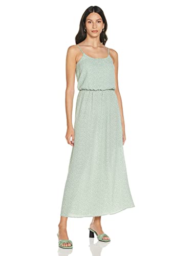 ONLY NOS Damen Onlwinner Sl Maxidress Noos WVN Kleid, Mehrfarbig (Night Sky AOP: Irregular Dot), (Herstellergröße: 38)