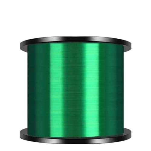 Angelschnur 500M 1000M Unsichtbare Angelschnur Super Starke Monofilament Nylon Linie Material Beschichtet Speckle for Karpfen Pesca Fischdraht (Color : Green, Size : 3000M 0.325mm-4.0)