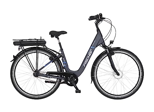 FISCHER FAHRRAD E-Bike, Citybike, Reifen: 28", Max. Geschwindigkeit: 25 km/h - grau