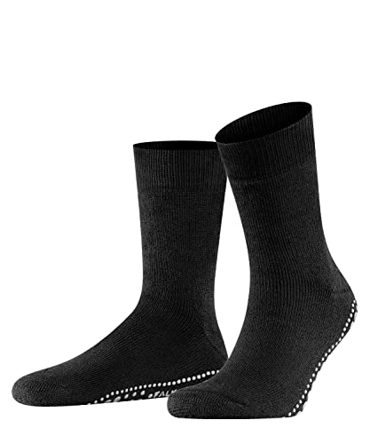 FALKE Herren Socken Homepads, Baumwollmischung, 1 Paar, Schwarz (Black 3000), Größe: 39-42