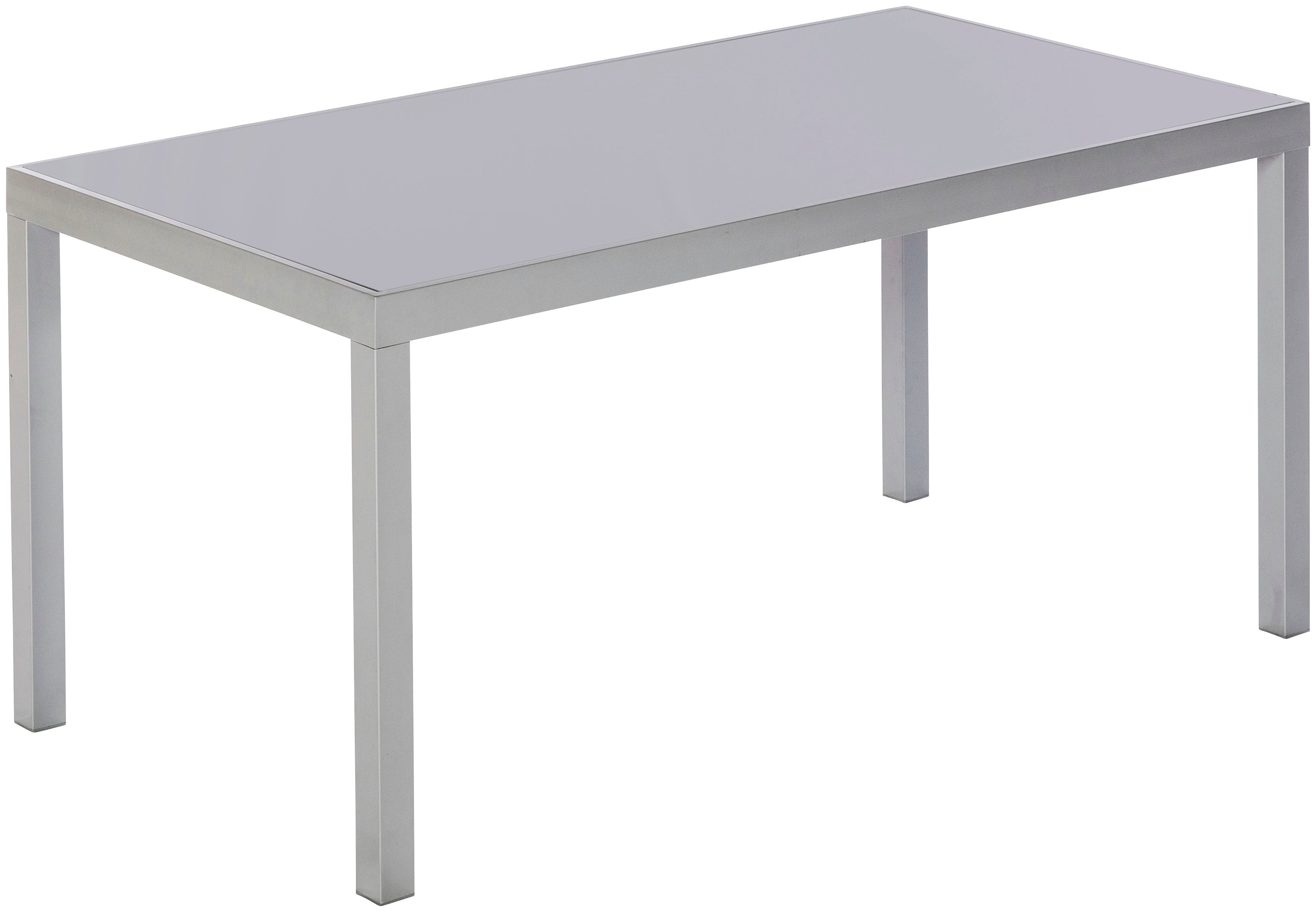 MERXX Gartentisch »Taviano«, Aluminium, 150x90 cm, silber