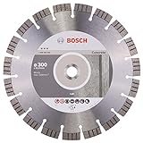 Bosch Professional Diamanttrennscheibe Best für Concrete, 300 x 22,23 x 2,8 x 15 mm