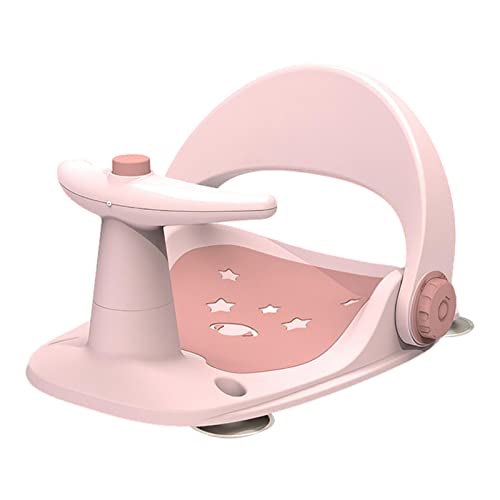 Baby Bath Seat, Baby Shower Chair With Suction Cup And Water Spray Design, Badewannensitz Mit Saugnapf, Badewannensitz Baby Mit Wassersprühknopf, Badewannenstuhl Baby Für 6-18 Monate Kinder