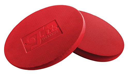 FitProducts Oval Balance Pads: Ideal für Physiotherapie, Pilates, Yoga, Kampfkunst Balance/Ausdauer/Kernstabilität/Krafttraining, Bewegungsrehabilitation und vieles mehr! (Rot)