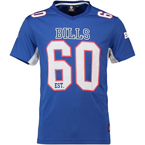 Majestic Athletic Buffalo Bills NFL Moro Poly Mesh Jersey Tee T-Shirt Trikot