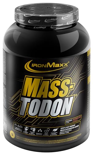 IronMaxx Masstodon Power Weight Gainer, Geschmack Schokolade, 1 x 2kg Dose (1er Pack)