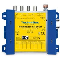 TechniSat technirouter 5/1x8 g-r (grundeinheit), blau-gelb (digitale einkabellösung (grundeinheit))