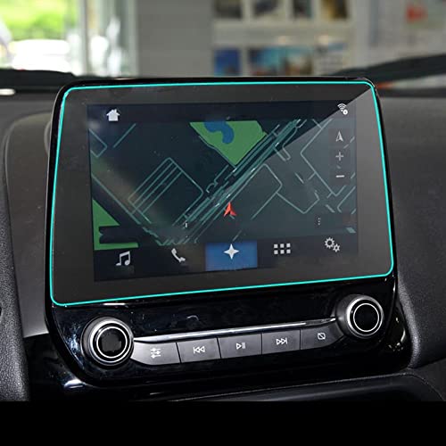 NOHEEU Auto Zubehör Auto-GPS-Navigationsbildschirm, Kratzfeste, Gehärtete Folie Für Ford Ecosport 2018 2019 2020 Aufkleberschutz (Color : 8 inch)