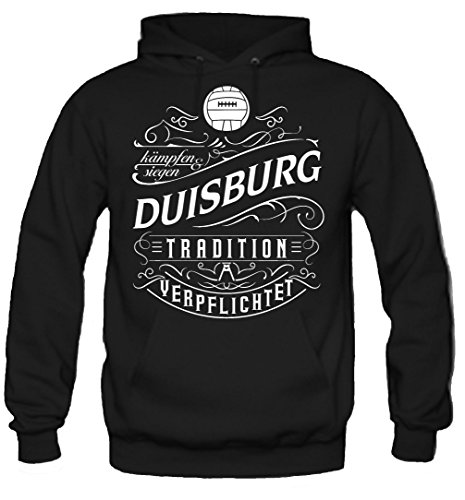 Mein leben Duisburg Kapuzenpullover | Freizeit | Hobby | Sport | Sprüche | Fussball | Stadt | Männer | Herren | Fan | M1 Front (M)