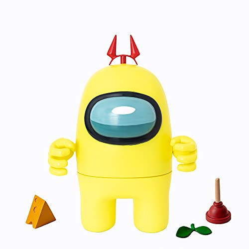 Bizak - Among Us Mega Figur Pack 1 in gelber Box (64116500), Mehrfarbig