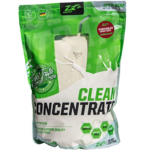 ZEC+ Clean Concentrate – 1000 g, Geschmack Black Forest Cherry Cake │ Molkenprotein Whey Pulver