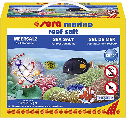 sera 05467 marin reef salt 3900 g das naturnahe Premium-Meersalz höchster Qualität, leicht und schnell löslich durch feine Körnung und Verwendung reiner Einzelkomponenten