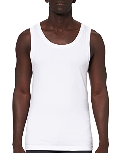 Schiesser Herren Long Life Cotton Shirt 0/0 Unterhemd, Weiss 100, Medium (Herstellergröße: 005)