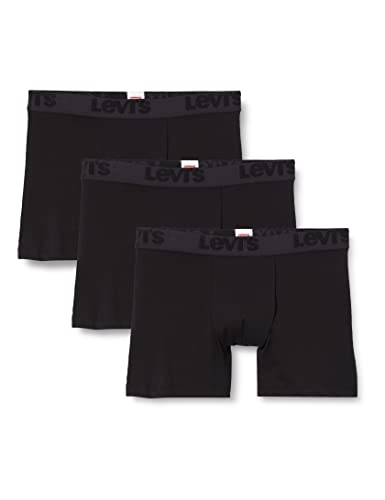Levi's Mens Premium Men's Briefs (3 Pack) Boxer Shorts, Black, S (3er Pack)