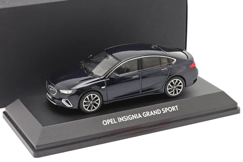 Opel Insignia B Grand Sport, metallic-dunkelblau, 2017, Modellauto, Fertigmodell, I-iScale 1:43
