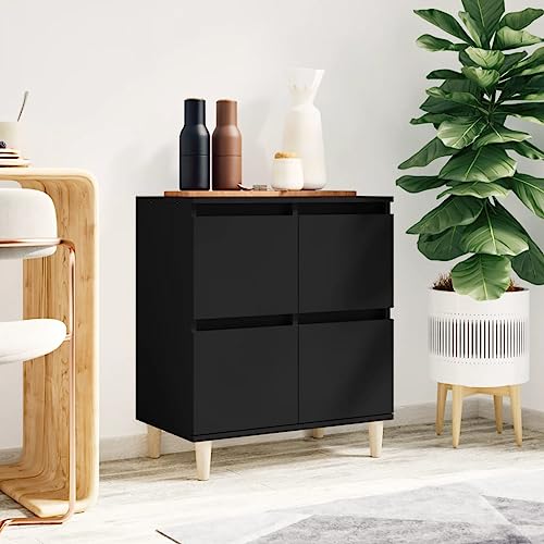 TALCUS Home Hardware Business-Sideboard, schwarz, 60 x 35 x 70 cm, Holzwerkstoff