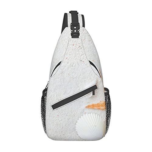 Schulter-Rucksack mit Sommer- und Strand-Aufdruck, leicht, faltbar, wasserabweisend, für den täglichen Gebrauch, Schwarz , Einheitsgröße