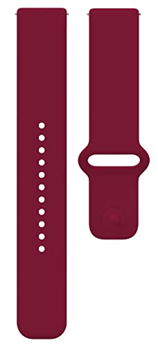 Polar Unisex – Erwachsene Armband 20MM SILIKON S-L SNAP Silikonenarmband Snap&Slip, Röt