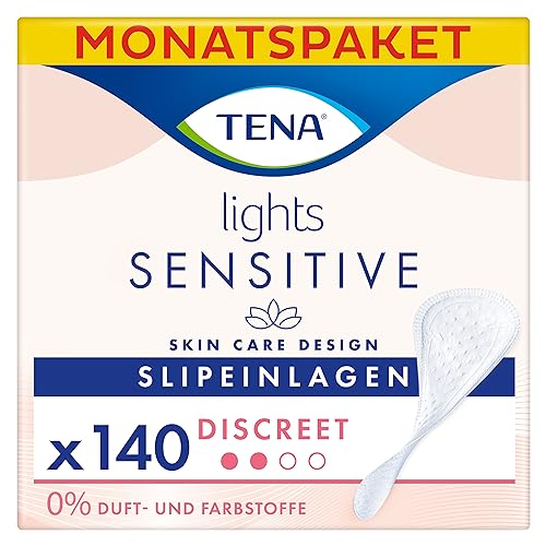 Lights by Tena Light Liner, Monats-Paket mit 140 Einlagen (5 Packungen je 28 Einlagen)
