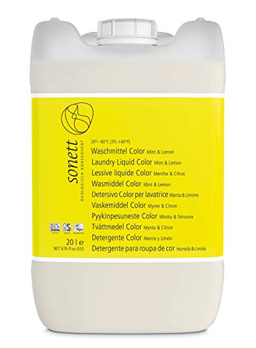 Waschmittel Color: Duft von Bio-Minzöl und Bio-Lemongrassöl, 100% biologisch abbaubar