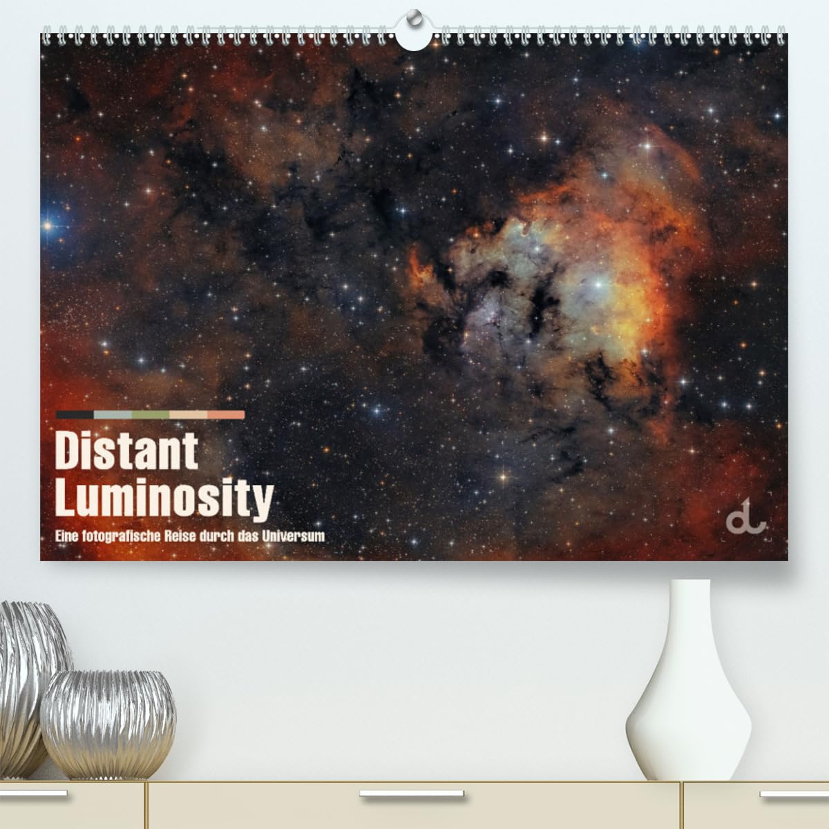 Distant Luminosity: Eine fotografische Reise durch das Universum (hochwertiger Premium Wandkalender 2024 DIN A2 quer), Kunstdruck in Hochglanz