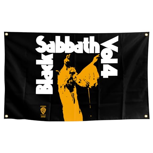 Sabbath mit schwarzem Hintergrund, 90 x 150 cm, für Wohnzimmer, Wanddekoration, Outdoor-Flagge, zum Aufhängen