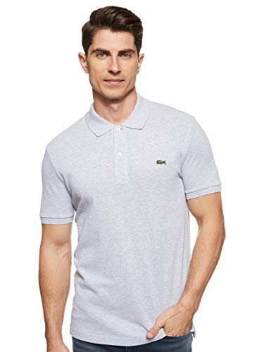 Lacoste Herren Polo T-shirt Ph4012, Grau (Argent Chine), Large (Herstellergröße: 5)