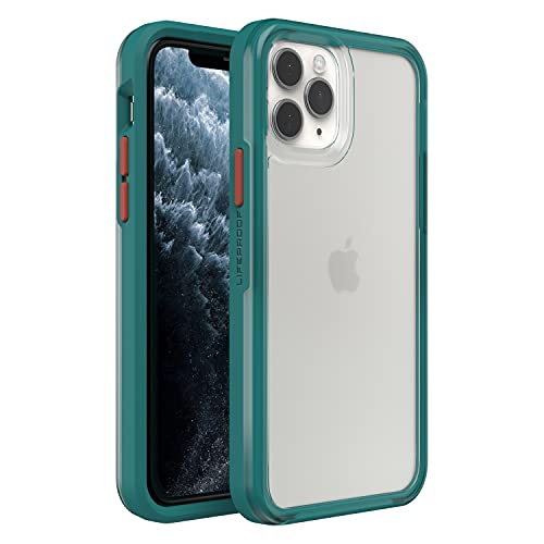 LifeProof SEE Hülle für iPhone 11 Pro, stoßfest, Sturzschutz bis 2 Meter, ultraschlank, schützende transparente Hülle, Nachhaltig hergestellt, Transparent/Grün