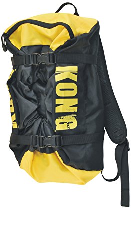 KONG Free Rope Bag Rucksack für Seil, Schwarz/Gelb, 20 L