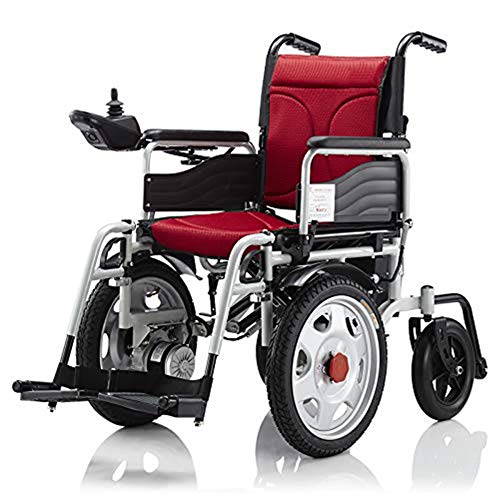 Intelligent Electric Wheelchair Light Folding Fully Automatic Elderly Scooter Suitable for The Elderly And Disabled Red