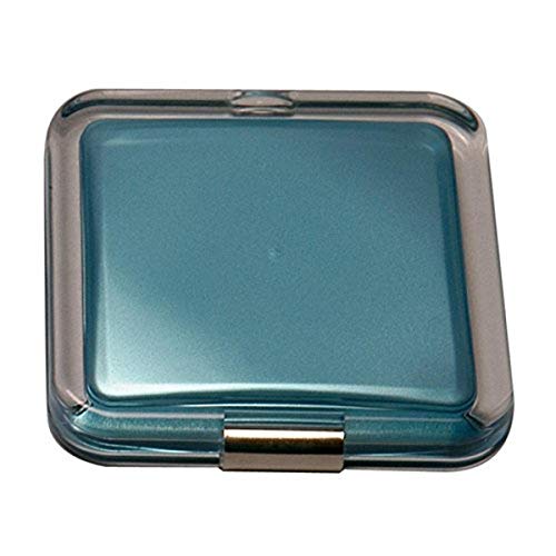Gerson f1096 a Spiegel-Tasche/Reise quadratisch blau 10 x 10 x 1,5 cm