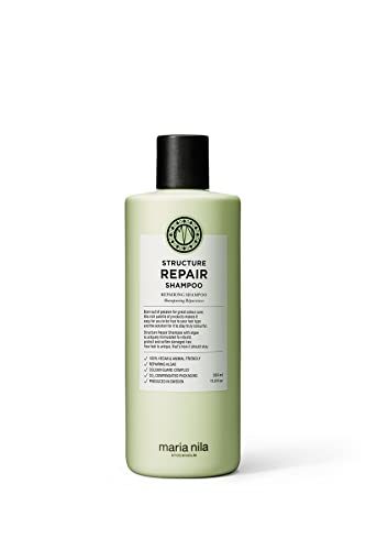 Maria Nila Structure Repair Shampoo | Stärkendes Haarshampoo für Geschädigtes, Trockenes Haar | Feuchtigkeitsshampoo | Sulfat & Parabenfrei 350ml