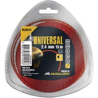 UNIVERSAL Ersatzfadenspule, Fadenlänge: 90 m, Nylon, rot