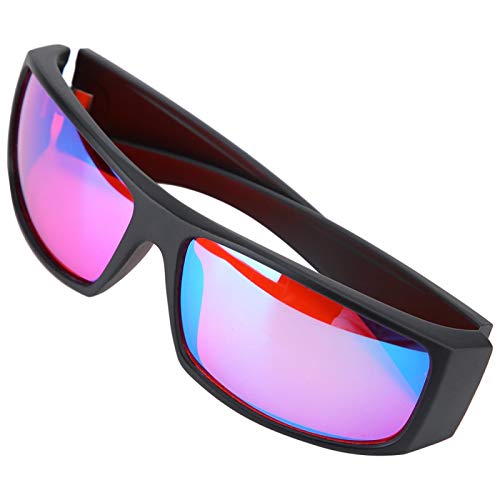 Farbenblinde Korrekturbrille, Rot-Grün-Blindheit Schwäche Sehkraftverbesserungsbrille, Farbverbesserung, für Fahrer, Sonnenbrille Aussehen, für Rot/Grün-Farbenblindheit