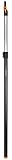 Fiskars Teleskop-Stiel für QuikFit Werkzeug-Köpfe, Länge 1,4 - 2,4 m, Aluminium, Schwarz/Orange, QuikFit, 1000666