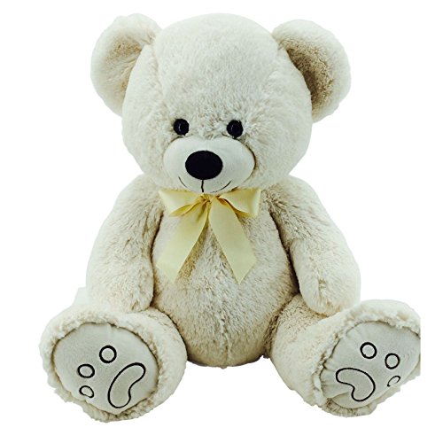 Sweety-Toys 5727 Riesen Teddy Bär Teddybär Plüschbär mit Schleife beige ca. 70cm supersüss Sweety-Toys supersoft