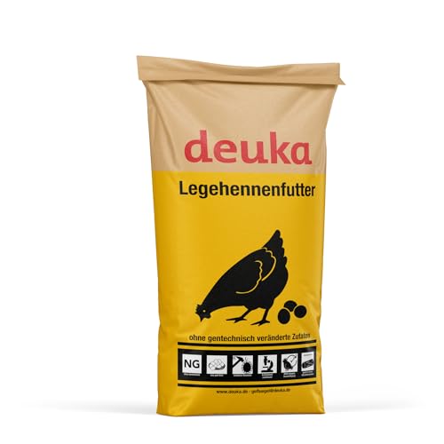 deuka NG Legekorn 25 kg | Kombifutter zur Legehennenfütterung | Nährstoffreich | frei von Gentechnik | Ergänzungsfutter | stabile Eierschalen und Knochen