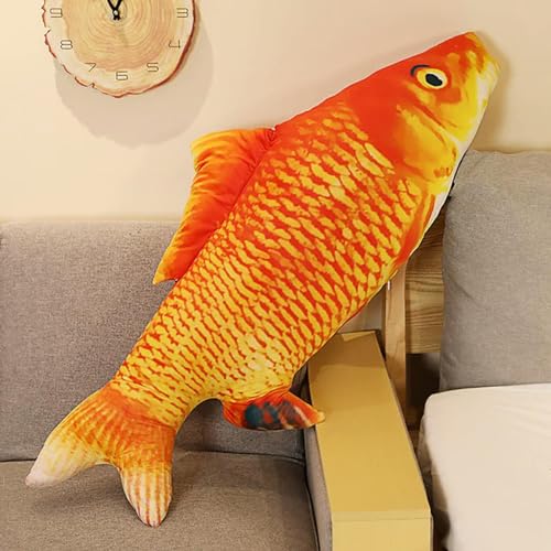 Simulation Funny Fish Plush Toys Stuffed Soft Animal Carp Plush Pillow Creative Sleep Cushion for Kids Girls Xmas Gift 60cm 10