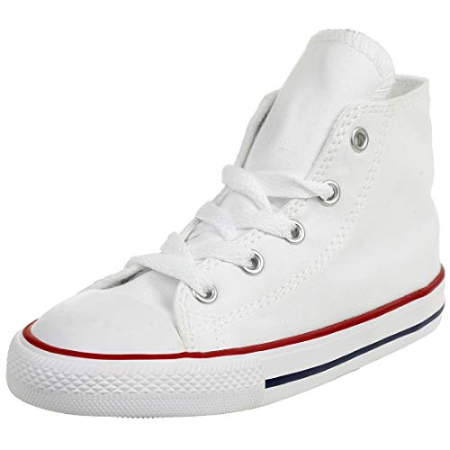Converse Chuck Taylor All Star Hi 015860-21-3, Unisex - Kinder High-top Sneakers, Weiß (Optical Weiß), EU 25