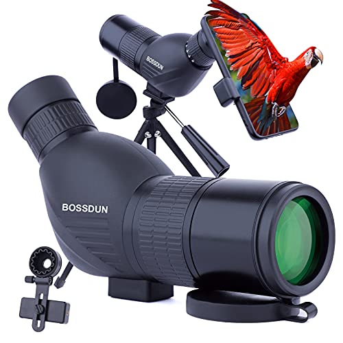 Neueste 12-36x50mm Compact Micro Spektiv - bewegliches wasserdichtes Spotter Scope mit BAK4 -Einblick für Vogelbeobachtung Jagd Zielschießbogenschießen Outdoor-Aktivitäten