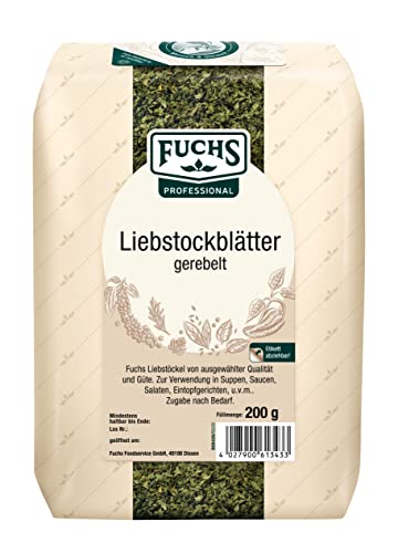 Fuchs Liebstöckelblätter gerebelt, 4er Pack (4 x 200 g)