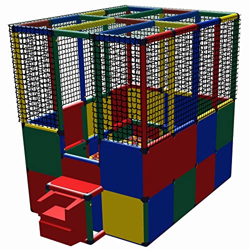 Bällebad Ballcenter für Kinder ohne Bälle Spielturm Kletterhaus RACHEL move and stic 6073