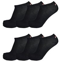 Fila invisible Sneaker Socken 18 Paar Sparpack | Damen & Herren Socken, unisex Füßlinge (Schwarz 39-42)