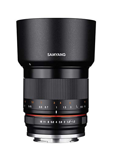 SAMYANG 1223402101 35mm F1.2 ED AS UMC CS Objektiv für Anschluss Canon M schwarz
